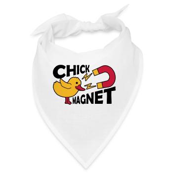 Casanova Chick Magnet Frauenheld - Bandana - Weiß - Vorne