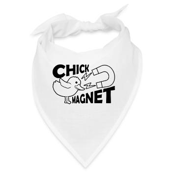 Herzensbrecher Chick Magnet Casanova - Bandana - Weiß - Vorne