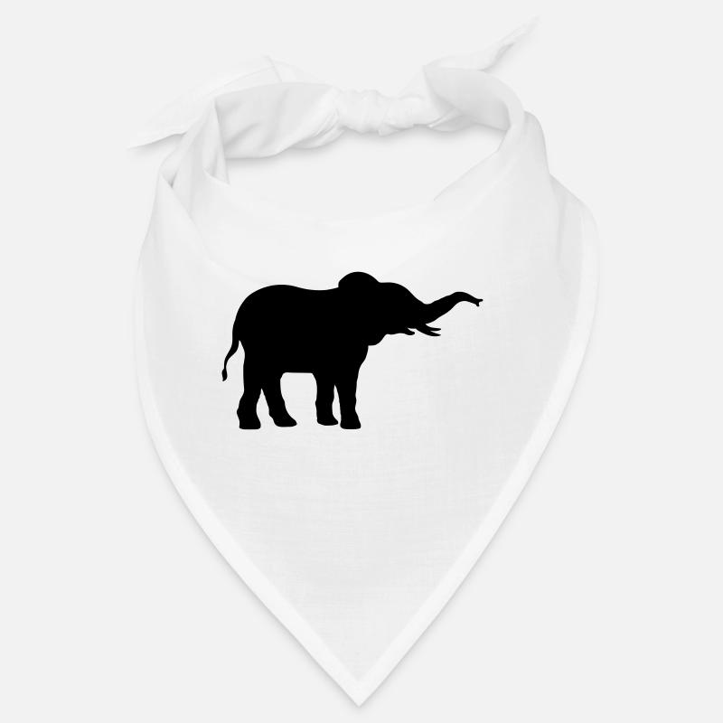 Elefant cool Silhouette Design Bandana