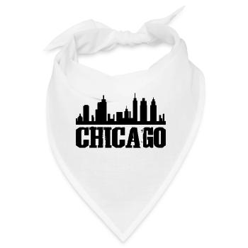 Chicago - Bandana - Weiß - Vorne