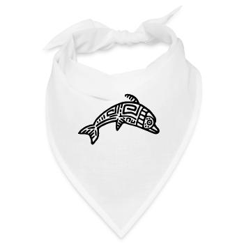 Kultur der Inkas, Mayas und Azteken - Bandana - Weiß - Vorne