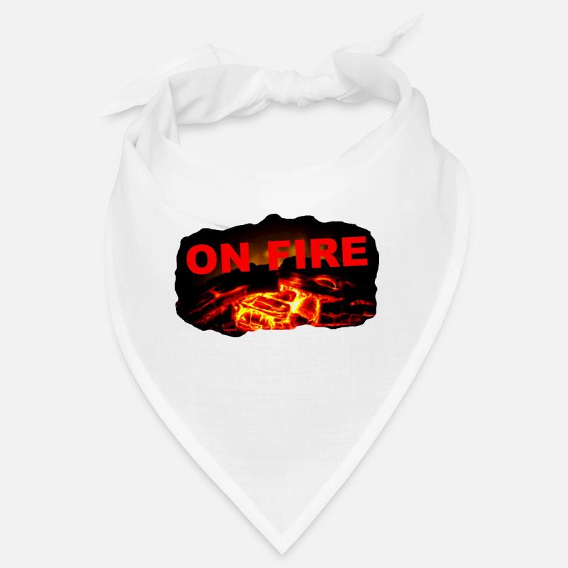 ZoffArt ON FIRE - Bandana - Weiß