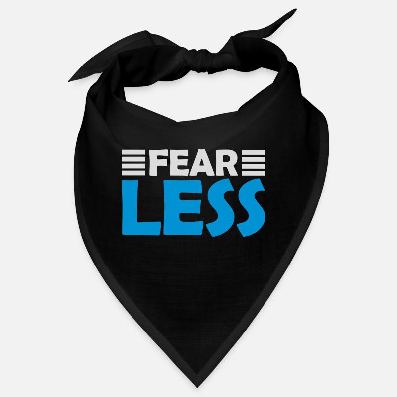 fearless Text Quote Design Bandana