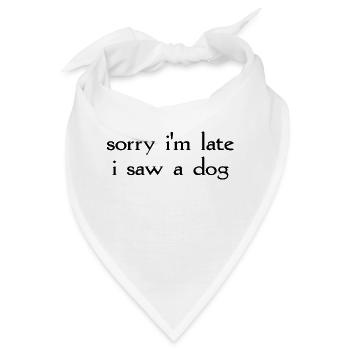 Dog dog - Bandana - Weiß - Vorne