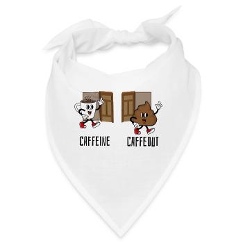 Caffeine Caffeout - Bandana - Weiß - Vorne