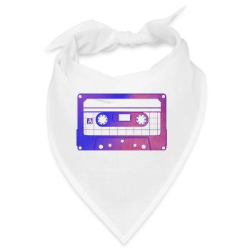Casette - Bandana - Weiß - Vorne