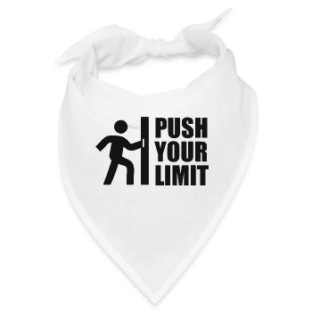Push Your Limit - Bandana - Weiß - Vorne