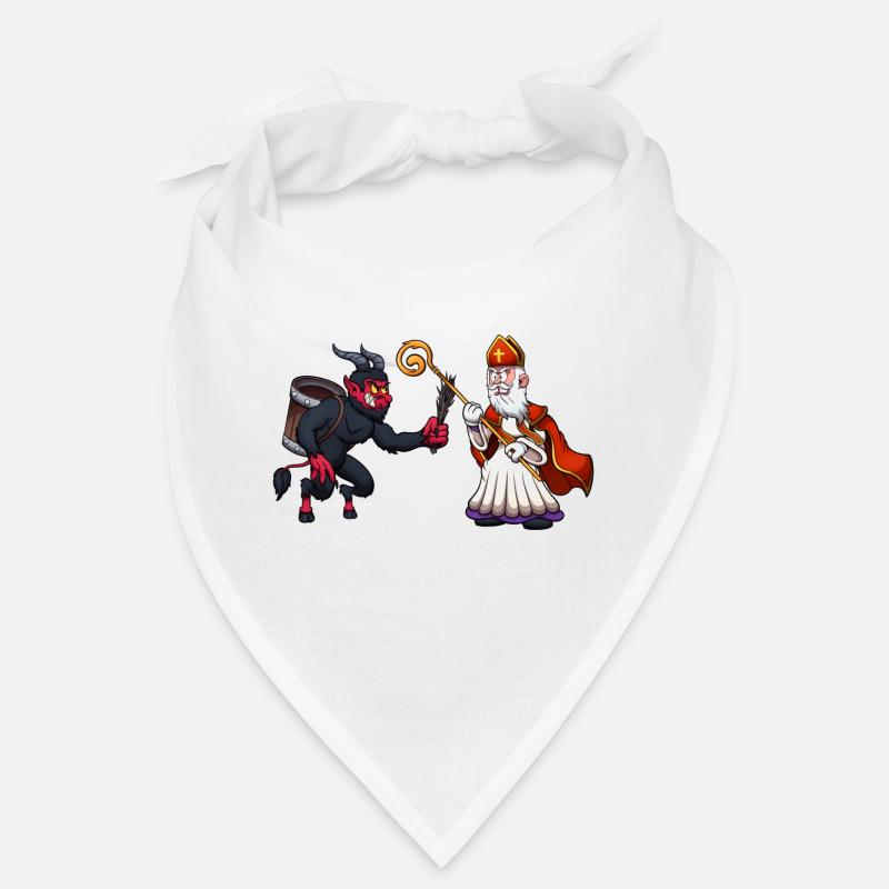 Saint Nicholas VS Krampus Bandana