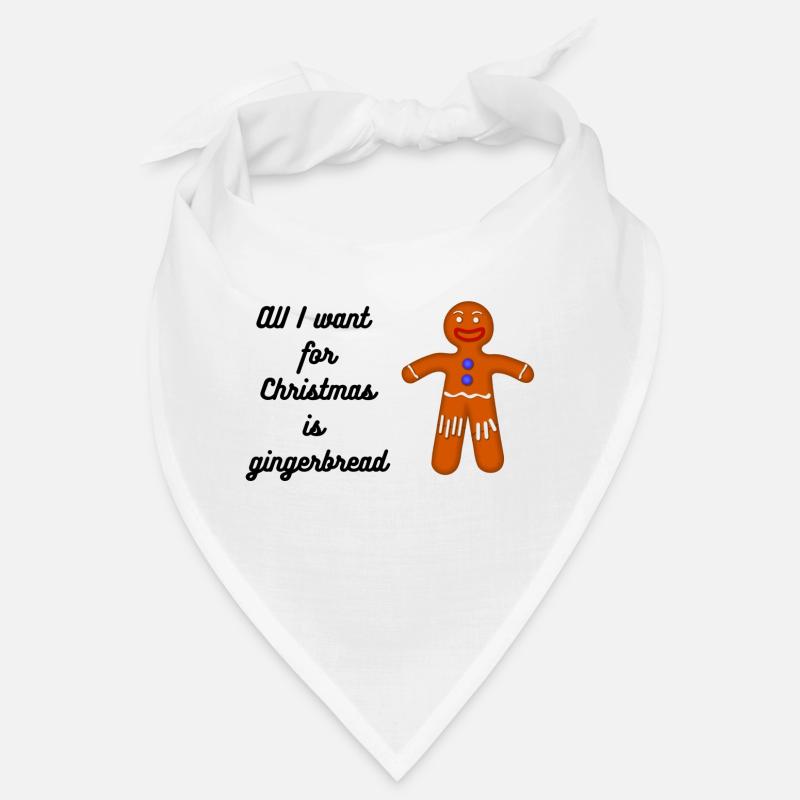 Lebkuchen Weihnachtsdesign, Gingerbread Bandana