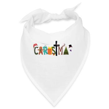 Ugly Christmas - Bandana - Weiß - Vorne