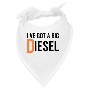 Ich habe einen großen Diesel - Bandana - Weiß - Vorne