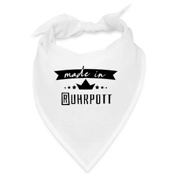 Made in Ruhrpott - Bandana - Weiß - Vorne