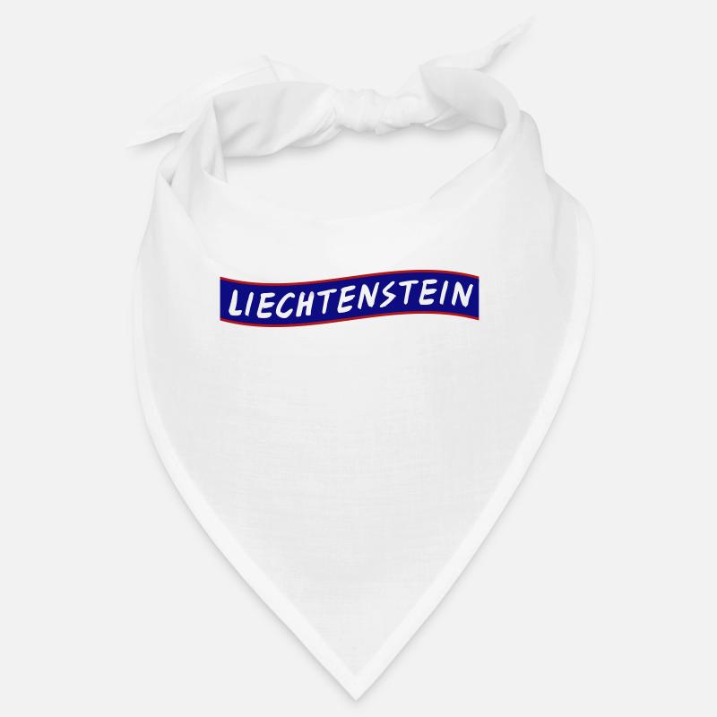 Lettrage Liechtenstein Drapeau vectoriel graphique Bandana
