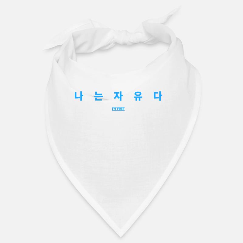 Coréen - Bandana - blanc