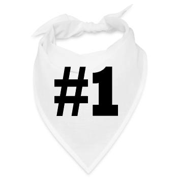 #1 - Bandana - Weiß - Vorne