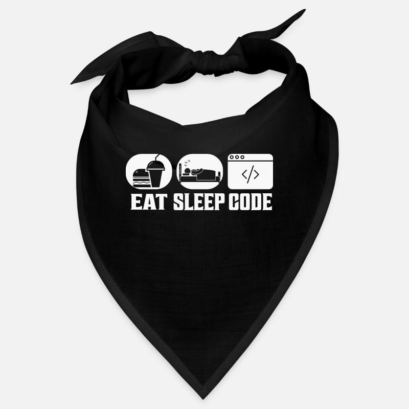 Eat Sleep Code Software Coding Bandana