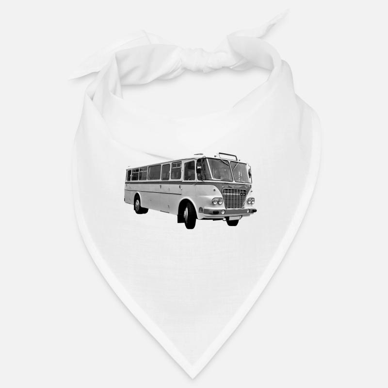 Ikarus 630 Bus Hungary Ostalgie Oldtimer - Bandana - white