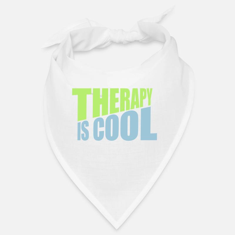 therapy is cool Zitat Bandana