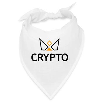 Crypto Bitcoin Trading - Bandana - Weiß - Vorne