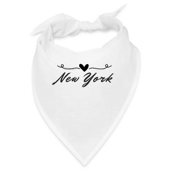 New York - Bandana - Weiß - Vorne