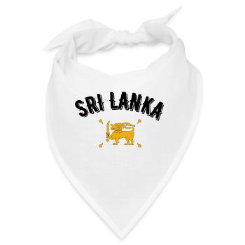 Sri Lanka - Bandana - Weiß - Vorne