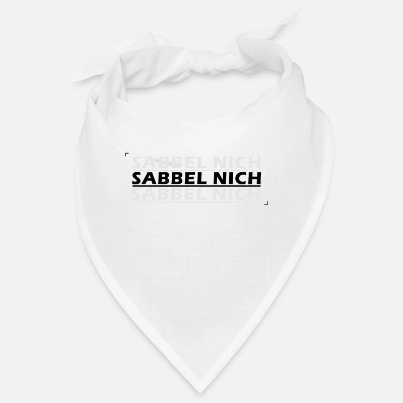 Sabbel nich - Bandana - Weiß