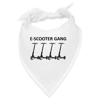 E-Scooter E-Roller Scooter - Bandana - Weiß - Vorne