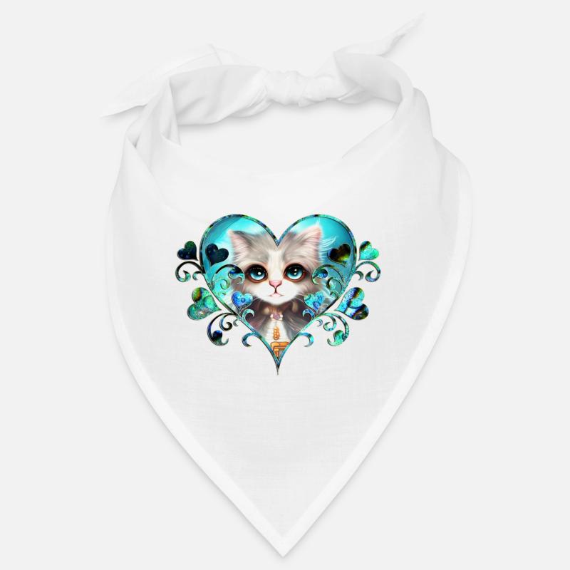 Mignon petit chat moelleux Bandana
