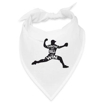 Wirf den Ball und gewinne - Bandana - Weiß - Vorne