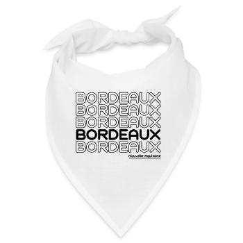 Bordeaux Frankreich - Bandana - Weiß - Vorne