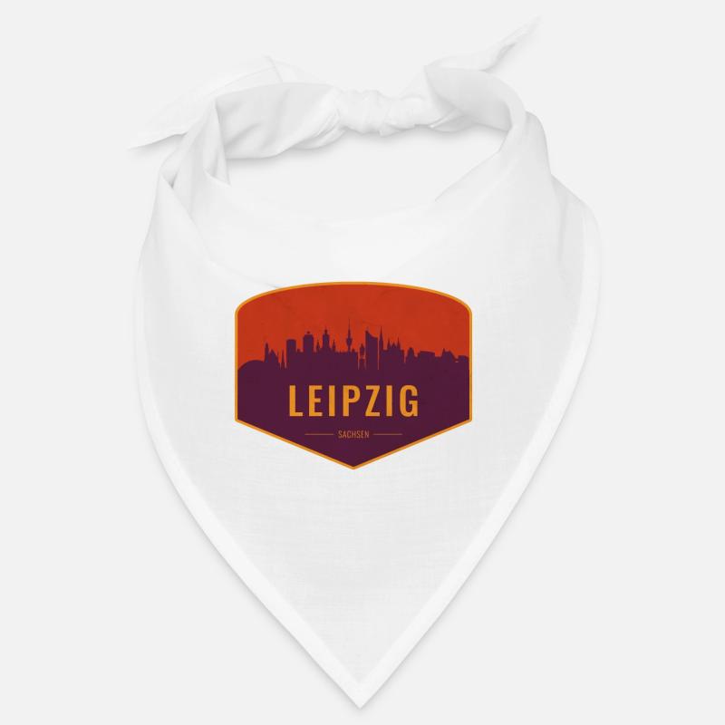 Leipzig Skyline Shield Bandana