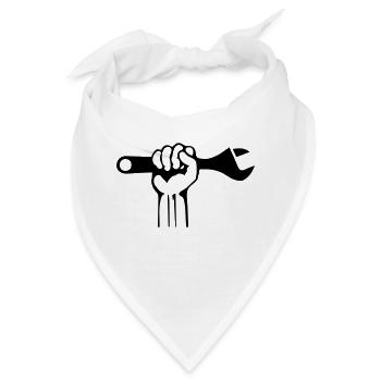hand werkzeug - Bandana - Weiß - Vorne