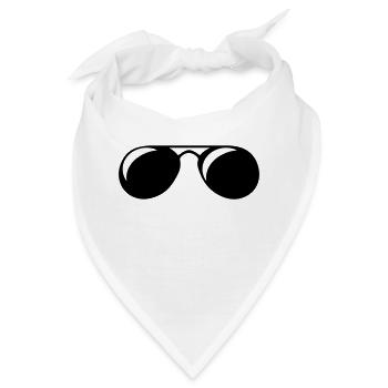 sonnenbrille - Bandana - Weiß - Vorne