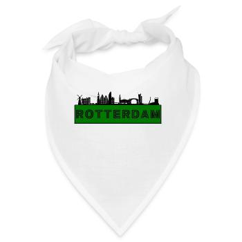 Stadt Rotterdam - Niederlande Holland - Bandana - Weiß - Vorne