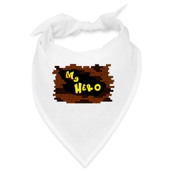 MEIN HERO Graffiti - Bandana - Weiß - Vorne