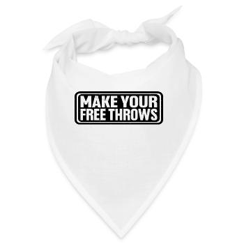 Make Your Free Throws 4 - Bandana - Weiß - Vorne