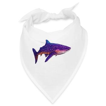 Ein Riese unter den Fischen: Der Walhai - Bandana - Weiß - Vorne