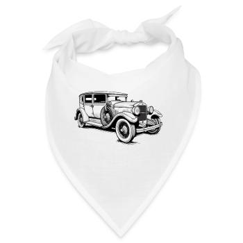 Oldtimer - Bandana - Weiß - Vorne
