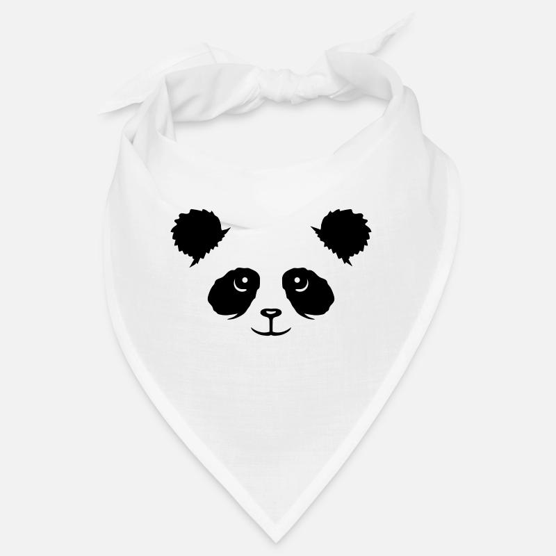 Panda Bear Face Cute Head Cute Smile Cute Nice Bandana