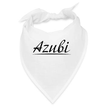 Azubi Tshirt 10 23 schwarz - Bandana - Weiß - Vorne