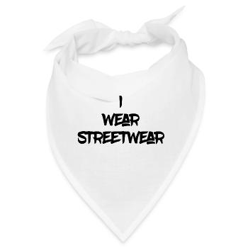 Ich trage Streetwear - Bandana - Weiß - Vorne