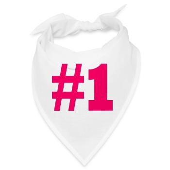 #1 - Bandana - Weiß - Vorne