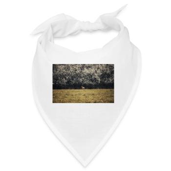 Junges Reh - Bandana - Weiß - Vorne