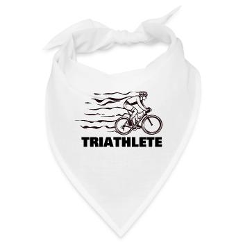 Fahrrad Biking Biker - Bandana - Weiß - Vorne