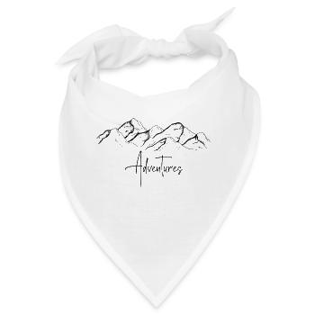 Adventure - Bandana - Weiß - Vorne