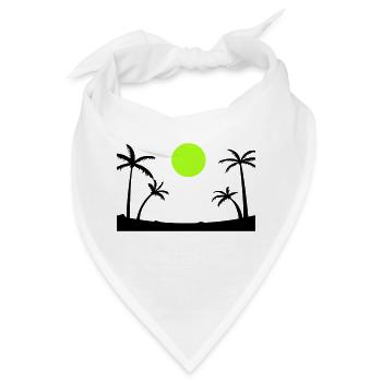 beach - Bandana - Weiß - Vorne