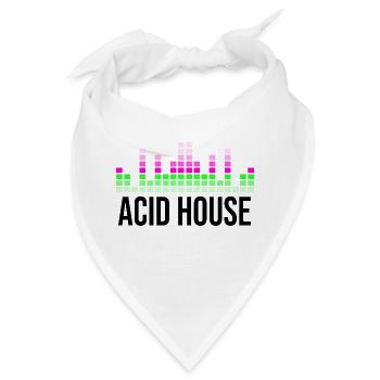 Zitat aus Acid-House-Musik - Bandana - Weiß - Vorne
