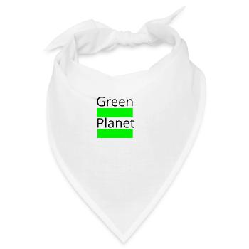 Green Planet - Bandana - Weiß - Vorne