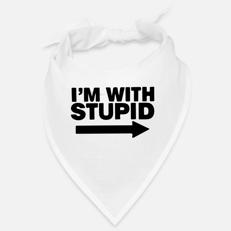 je suis avec un idiot Bandana