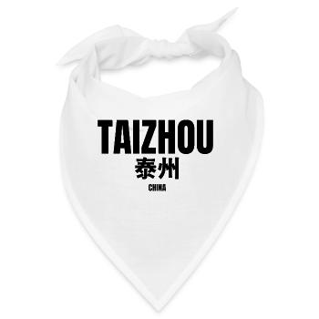 Taizhou china - Bandana - Weiß - Vorne